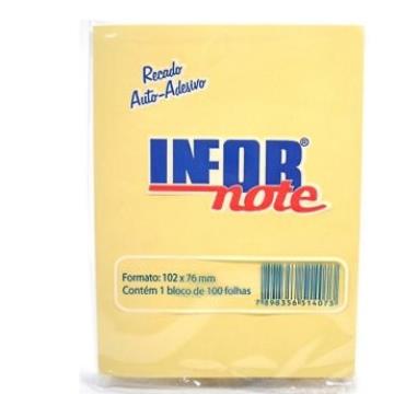 Recado auto adesivo 76 x 102
