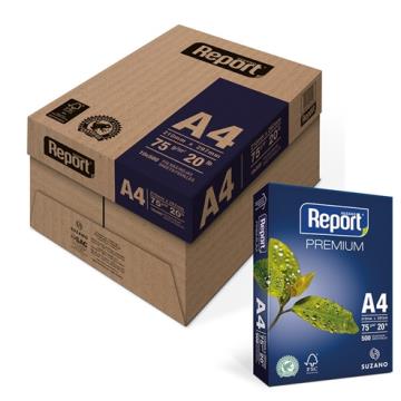 Papel Sulfite A4 Report Premium caixa c/ 10 resmas