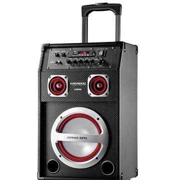 Caixa Amplificad dora Mondial CM04 100W USB Preto e Prata Bivolt (Emb. contém 1un.) - Mondial