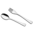 002293 Jogo Colher e Garfo Stainless Cabo Desenhado Estampas Sortidas