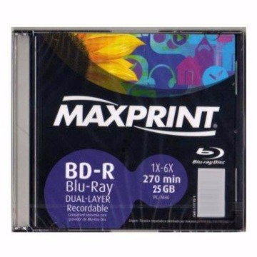 BD-R 25GB MAXPRINT BLURAY 1-6x