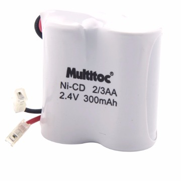 BATERIA P/FONE S/FIO 2.4V 300MAH 2/3AA -12110 -