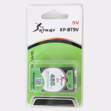 BATERIA 9V RECARREGAVEL 450MAH - BT01/PIL0020