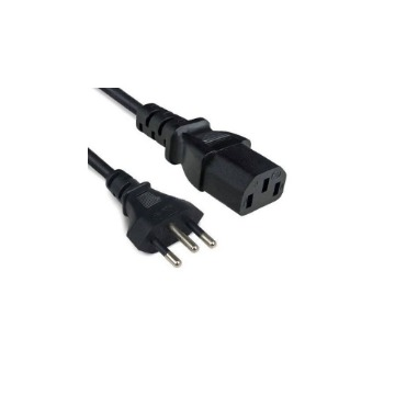 Cabo de Força Para Computador Modelo Universal Novo Padrão 3 Pinos