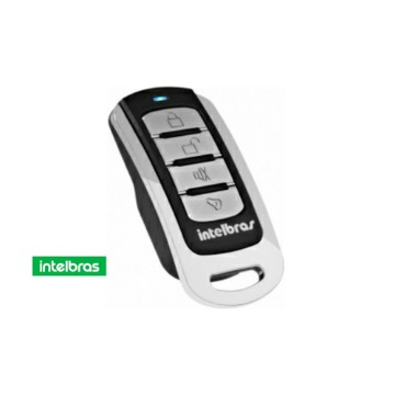 Controle Remoto Intelbras XAC-3000-4K Chaveiro Aço Escovado 433,92-mhz