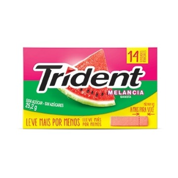 Trident Melancia 14unid.