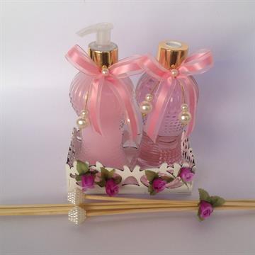 KIT SABONETE LIQUIDO E AROMATIZADOR DE 250 ML FELICIDADE COM TOQUE DE ALECRIM