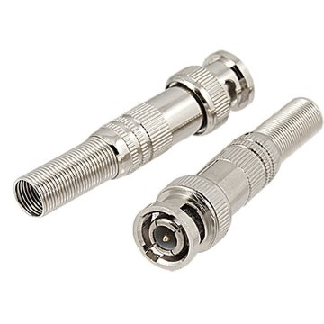 CONECTOR BNC MACHO PARAFUSO C/ MOLA 4mm