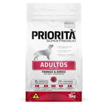 Ração Priorita Super Premium Adulto Raças Medias 15kg