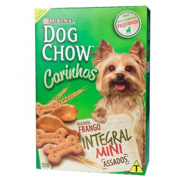 Biscoitos DogChow Carinhos Integral Mini 500gr.