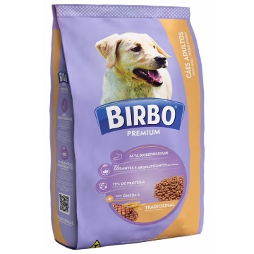 Ração Birbo Premium Tradicional Adultos Raças Médias 7kg