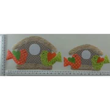 Pássaro (patch aplique com termocolante)