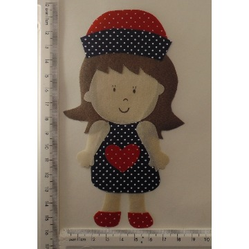 BONECA ( PATCH APLIQUE COM TERMOCOLANTE )