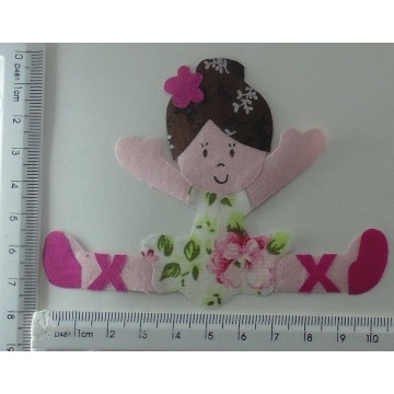 Boneca (patch aplique com termocolante)