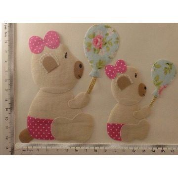 Urso (patch aplique com termocolante)