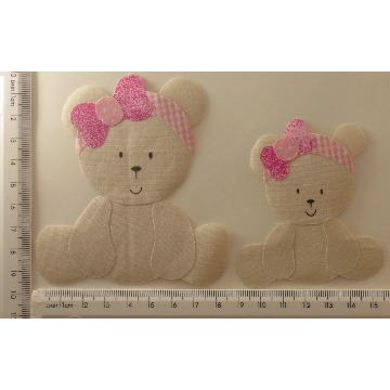 Urso (patch aplique com termocolante)