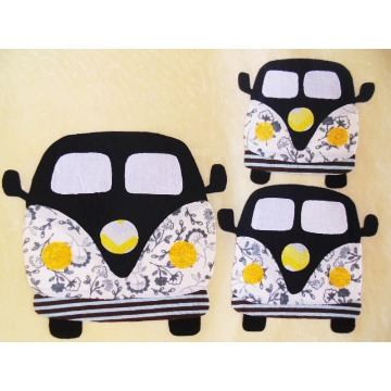 kombi pra menino kit 3 pçs 15cm 10cm 8cm