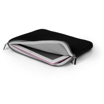 CASE NEOPRENE PARA NOTEBOOK ATE 15.6"- PRETO E CINZA