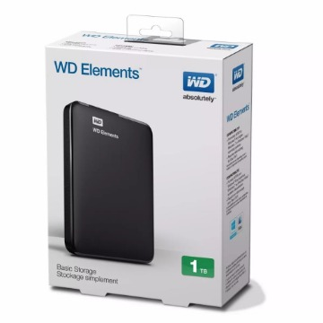 HD EXTERNO WESTERN DIGITAL 1TB PRETO
