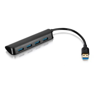 AC. HUB USB SLIM 3.0 4 PORTAS PRETO (05)