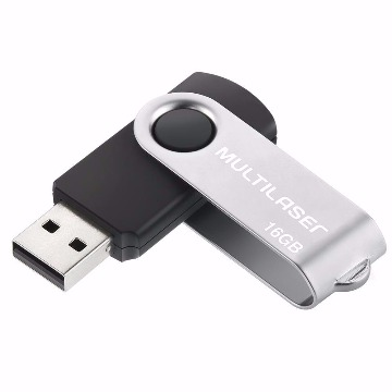 PEN DRIVE 16GB TWIST MULTILASER PD588 PT