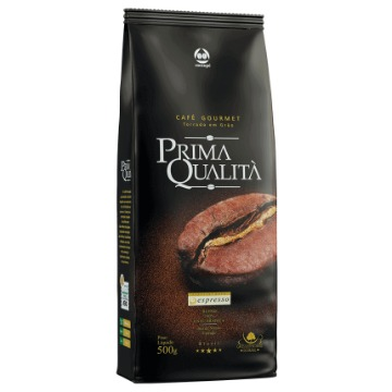 CAFÉ TORRADO EM GRÃO GOURMET PRIMA QUALITA 0,5 KG