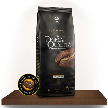 CAFE TORRADO EM GRAO GOURMET PRIMA QUALITA 1.0 KG