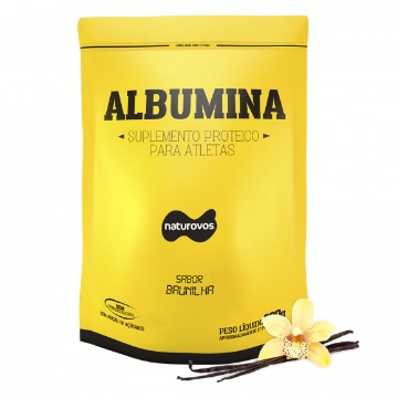 Albumina - 500g - Baunilha - Naturovos