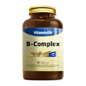 B Complex (Complexo B) - 90 capsulas - Vitaminlife