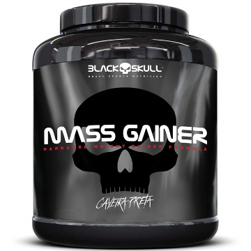MASS GAINER - 3Kg - Baunilha - Caveira Preta - Black Skull