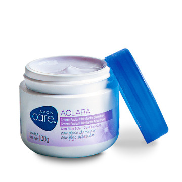 Aclara Creme Facial Hidratante Clareador 100g