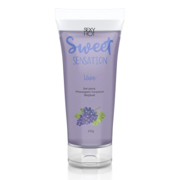 Sweet Sensation Gel Beijável sabor Uva 60g