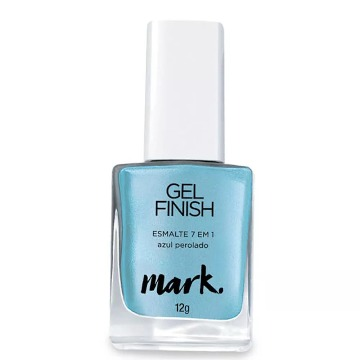 Mark Esmalte Gel Finish Azul Perolado Guarabela