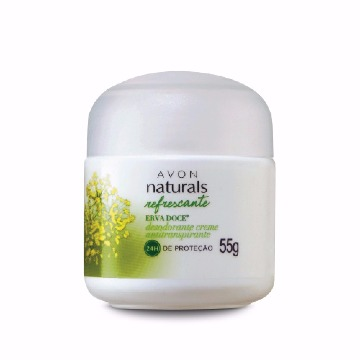 Desodorante Creme Avon Naturals Erva Doce