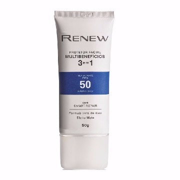 Renew Solar Protetor Multibenefícios 3 em 1 FPS 50