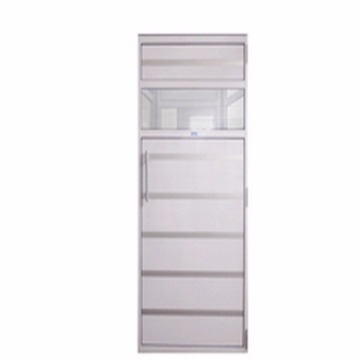 Porta de Policarbonato c/ estrutura Aluminio Branco 0.57 X 1.90 - Sodramar