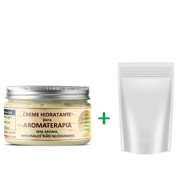 Combo Creme hidratante natural para aromaterapia 100 ml + REFIL