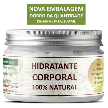 Hidratante corporal natural 200 ml