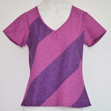 Blusa Diagonais Violeta