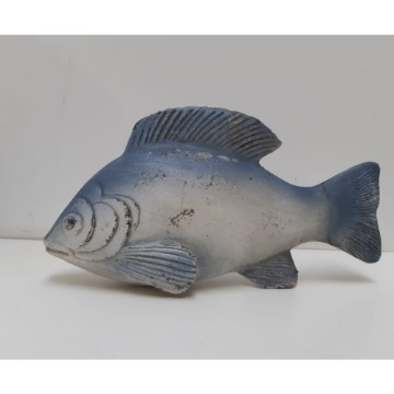Peixe Rústico de Poliresina Acrílica 28 cm x 7 cm  15 cm