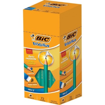 LÁPIS BIC EVOLUTION SEXTAVADO HB Nº2