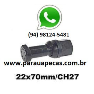 PARAFUSO RODA MB 1313/2213 22X70 CH-27 DIANTEIRO 2000000002449