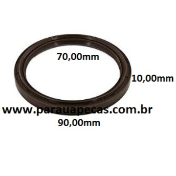 Retentor Cambio MB 1620 ZF S5-680 FLANGE TRASEIRO 05815BRG SABO
