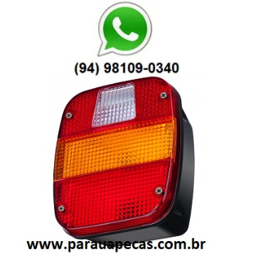 Lanterna Traseira VW 6-90/18-310 1989/2010 LE S/VIGIA PL04400109 PRADOLUX
