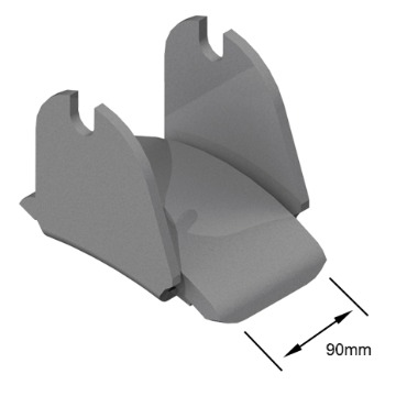 Deslizante Mola TRUCK VW 24-250/26-280 PARTE TRASEIRA SUSPENSYS SP675 METALC