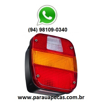 Lanterna Traseira VW 6-90/18-310 1989/2010 LD C/VIGIA PL04400209 PRADOLUX