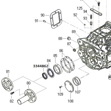 Retentor Cambio FORD CARGO 712/915E EIXO PILOTO 3344862 EATON