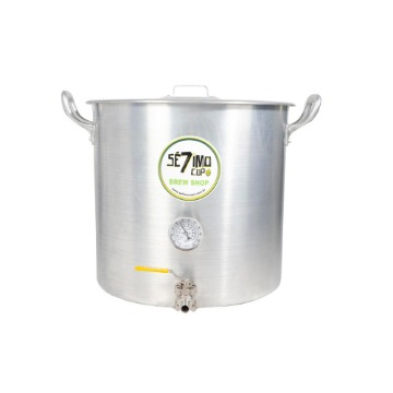 PANELA Nº 50 (95 LT) MOSTURAÇÃO E FILTRAGEM COM TERMÔMETRO BIMETÁLICO - 80 LT