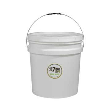 BALDE ALIMENTICIO 30 LT BRANCO COM TAMPA