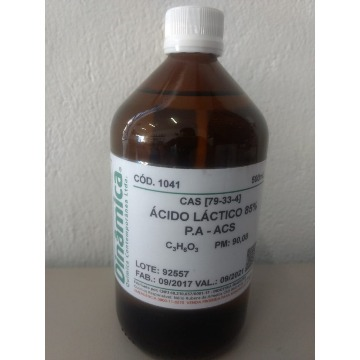 ACIDO LACTICO 85% P.A. - ACS - 500ML
